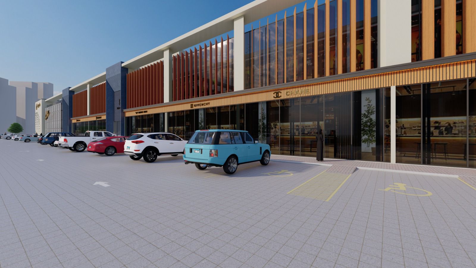 تصميم مشروع أورا بلازا التجاري